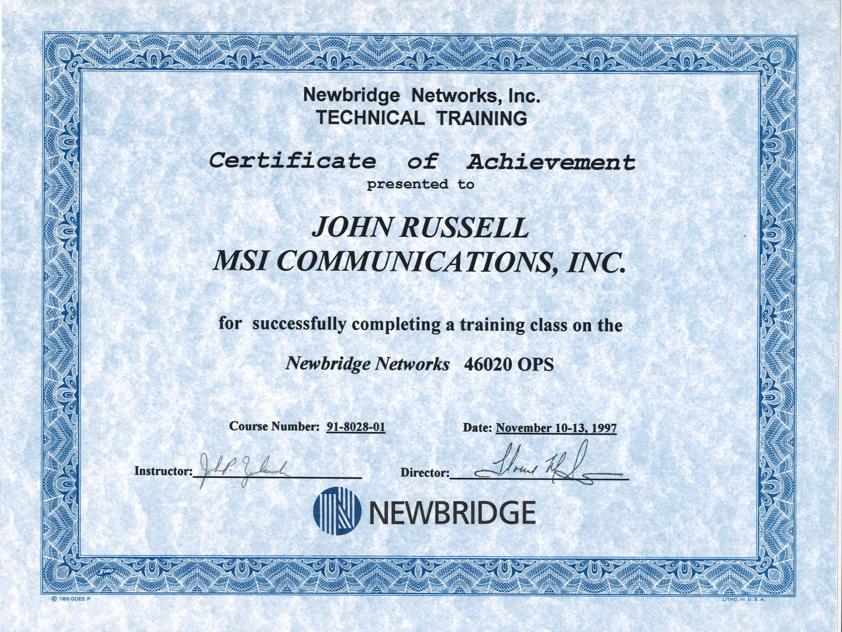 Certificate image